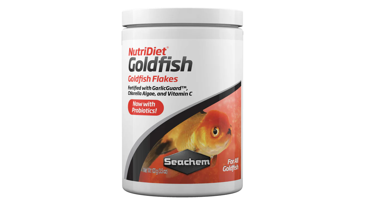 Seachem NutriDiet Goldfish Flakes w/Probiotics - 100 g