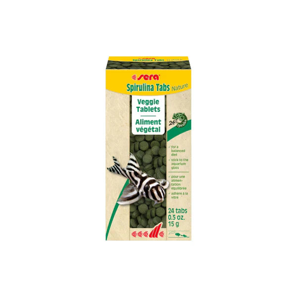 sera Spirulina Tabs Nature - 24 tabs (15 g)