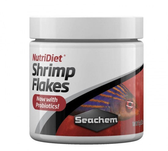 Seachem NutriDiet Shrimp Flakes w/ Probiotics - 15 g