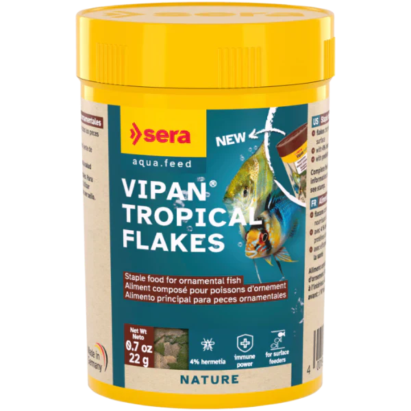 Sera Vipan Nature Tropical Flakes - 100ml 0.8oz (22g)